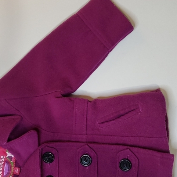 3/$30 DOLLHOUSE Pea Coat Ruffle Back - Picture 4 of 7